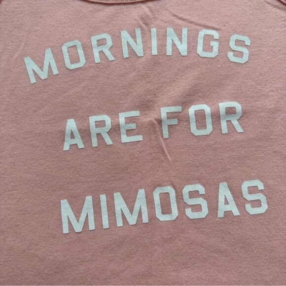 Victoria’s Secret | Peach “Mornings Are For Mimosas” Tank | Size Small - Picture 3 of 9